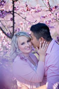 Elize Mare Photography Cherry Blossom Engagement Shoot